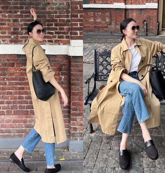 技巧：简约牛仔裤提升时尚感新利娱乐中年女性秋季穿搭(图7)